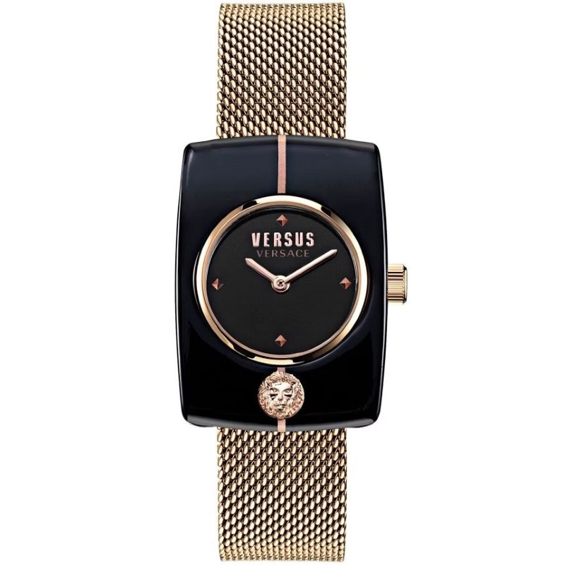 Ceas dama Versus VERSACE Noho negru cu bratara auriu rose VSP1K0521