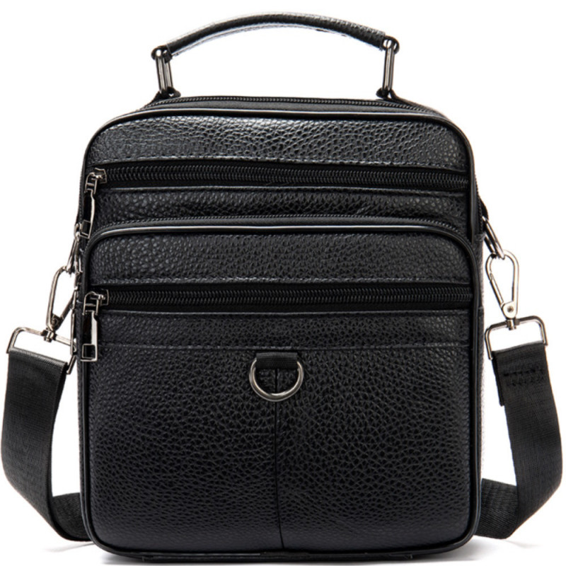 Geanta messenger barbati din piele naturala neagra JERMYN'S Radley