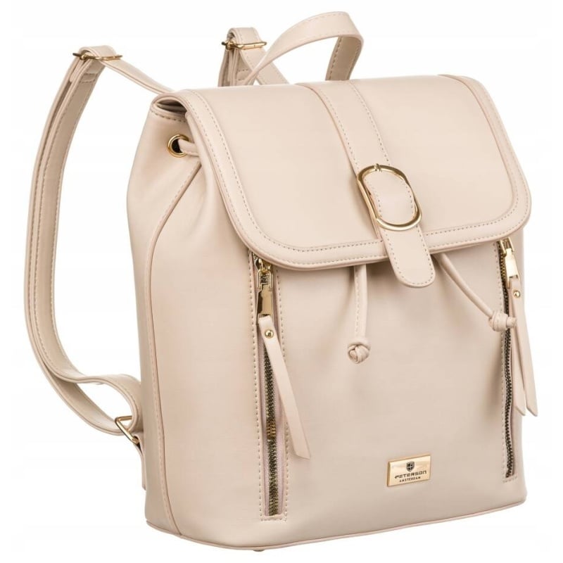 Rucsac elegant dama, PETERSON Lucy, bej deschis