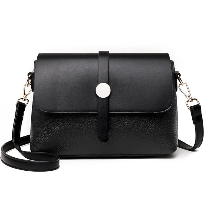 Geanta dama din piele naturala neagra JERMYN'S Betty