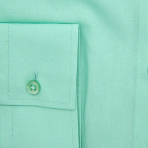 Camasa dama eleganta verde menta Luxury Slim Fit EASY IRON - Img 4