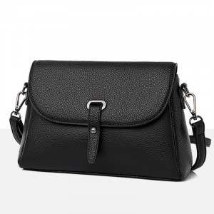 Geanta dama din piele naturala neagra JERMYN'S Scarlett