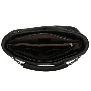 Geanta dama JERMYN'S Julia, piele naturala, neagra - Img 8