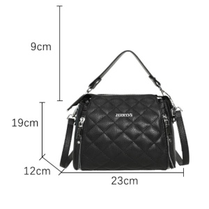 Geanta eleganta dama JERMYN'S Piacenza din piele naturala neagra - Img 19