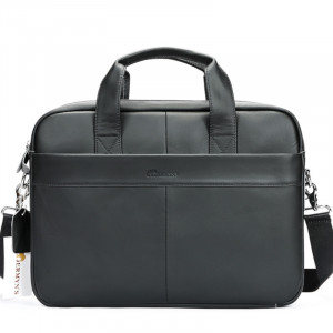 Geanta laptop din piele naturala neagra JERMYN'S Preston - Img 2