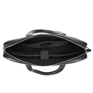 Geanta laptop, piele naturala, JERMYN'S Chicago, neagra - Img 9