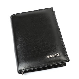 Portofel barbati JERMYN'S Rimini RFID din piele naturala neagra - Img 4