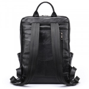Rucsac din piele naturala neagra JERMYN'S Newport - Img 10