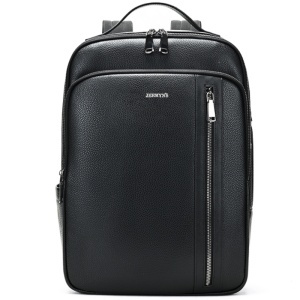 Rucsac laptop barbati, piele naturala, JERMYN'S Colorado, negru - Img 5
