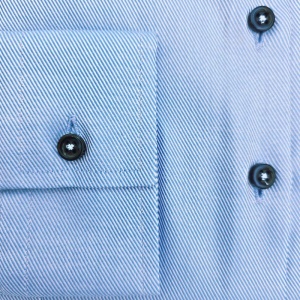 Camasa eleganta dama diagonal bleu Luxury Slim Fit EASY IRON - Img 4