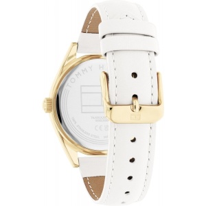 Ceas dama TOMMY HILFIGER Monica 1782594 auriu cu curea alba - Img 5