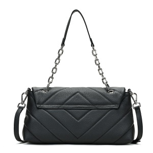 Geanta dama, piele naturala, JERMYN'S Almeira, neagra - Img 6