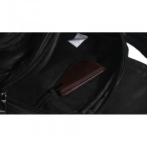 Geanta neagra messenger barbati CAVALDI Fabian - Img 9
