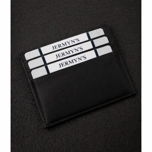 Portcard barbati piele naturala, JERMYN'S Oliver, negru - Img 5