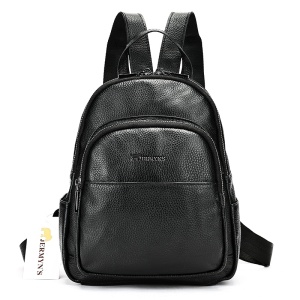 Rucsac dama din piele naturala neagra JERMYN'S Parma