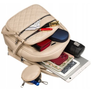 Rucsac dama elegant, ROVICKY Madison, bej - Img 12
