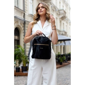 Rucsac elegant dama, PETERSON Alma, negru - Img 7