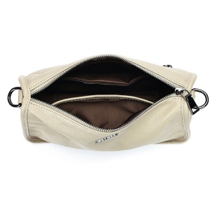 Geanta dama JERMYN'S Alice, piele naturala, gri - Img 11