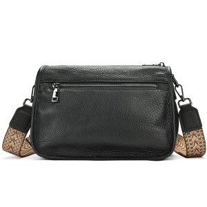 Geanta dama JERMYN'S Alice, piele naturala, neagra - Img 6