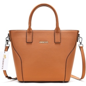 Geanta dama, piele naturala, JERMYN'S Malaga, maro caramel
