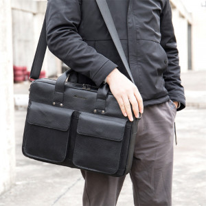 Geanta laptop din piele naturala neagra JERMYN'S Sunderland - Img 7