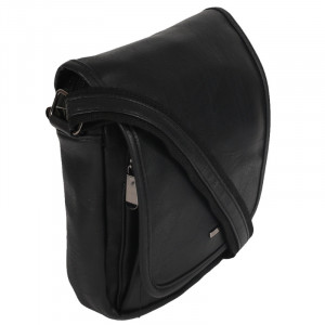 Geanta neagra messenger barbati CAVALDI Fabian - Img 4