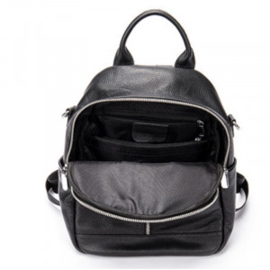 Rucsac dama din piele naturala neagra JERMYN'S Gloria - Img 10