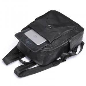 Rucsac din piele naturala neagra JERMYN'S Oregon - Img 6