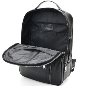 Rucsac laptop barbati, piele naturala, JERMYN'S Colorado, negru - Img 9