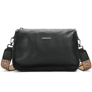 Geanta dama JERMYN'S Alice, piele naturala, neagra - Img 5