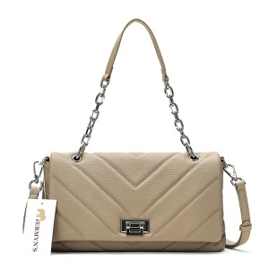 Geanta dama, piele naturala, JERMYN'S Almeira, bej