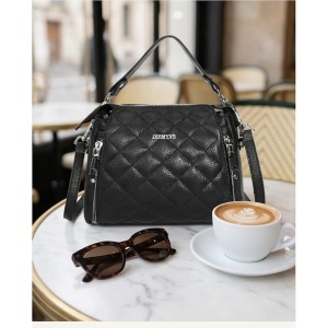 Geanta eleganta dama JERMYN'S Piacenza din piele naturala neagra - Img 20