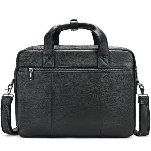 Geanta laptop, JERMYN'S Auckland, piele naturala neagra - Img 6