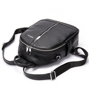 Rucsac dama din piele naturala neagra JERMYN'S Gloria - Img 7