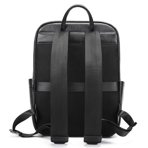 Rucsac piele naturala barbati, JERMYN'S Oakland, negru - Img 5