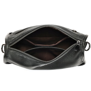 Geanta dama JERMYN'S Alice, piele naturala, neagra - Img 9