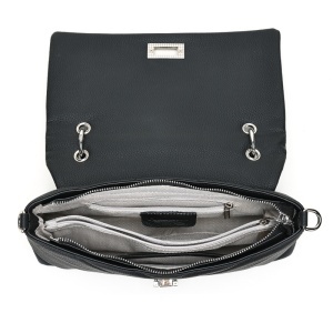 Geanta dama, piele naturala, JERMYN'S Almeira, neagra - Img 7
