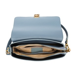 Geanta dama, piele naturala, JERMYN'S Cesara, bleu - Img 8