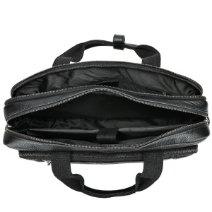 Geanta laptop, JERMYN'S Auckland, piele naturala neagra - Img 7