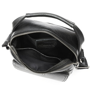 Geanta messenger barbati, piele naturala, JERMYN'S Boston, neagra - Img 8