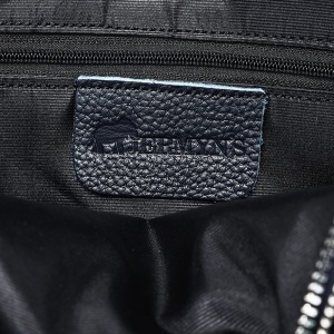 Geanta messenger barbati, piele naturala, JERMYN'S Lincoln, bleumarin - Img 10
