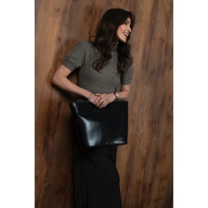 Geanta shopper dama neagra PETERSON Charlotte - Img 2