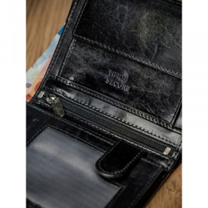 Portofel elegant barbati piele naturala neagra Pierre Andreus RFID - Img 14