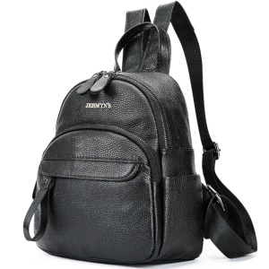 Rucsac dama din piele naturala neagra JERMYN'S Aphrodite