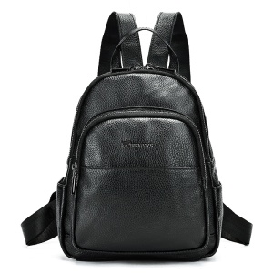 Rucsac dama din piele naturala neagra JERMYN'S Parma - Img 3