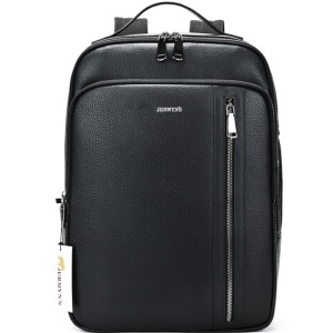 Rucsac laptop barbati, piele naturala, JERMYN'S Colorado, negru - Img 3