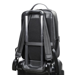 Rucsac laptop barbati, piele naturala, JERMYN'S Colorado, negru - Img 13