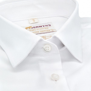 Camasa premium alba dama diagonal Luxury Slim Fit EASY IRON - Img 2
