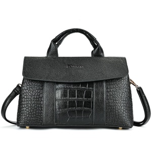 Geanta dama JERMYN'S Antonia, piele naturala, neagra, eleganta - Img 3