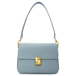 Geanta dama, piele naturala, JERMYN'S Cesara, bleu - Img 3